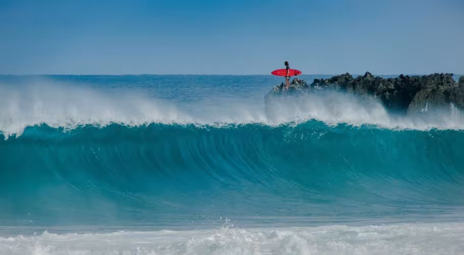 Nusa Dua Beach Surfing